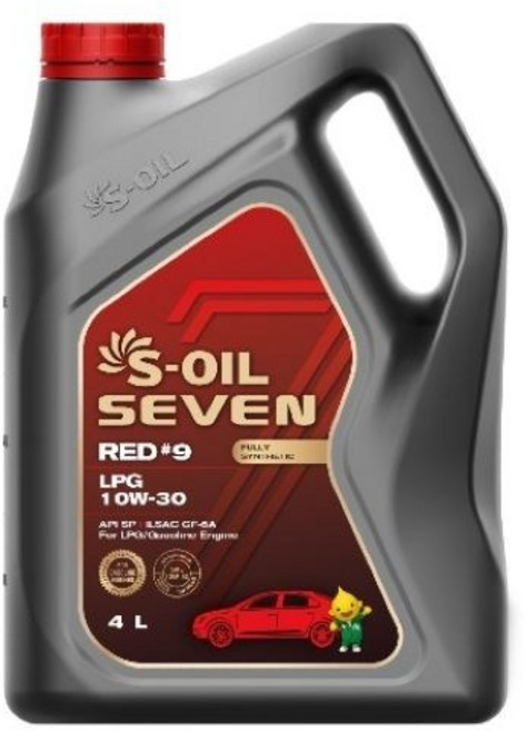 에쓰오일 7 레드9 LPG 10W-30 엔진오일 4리터 4L, 1개