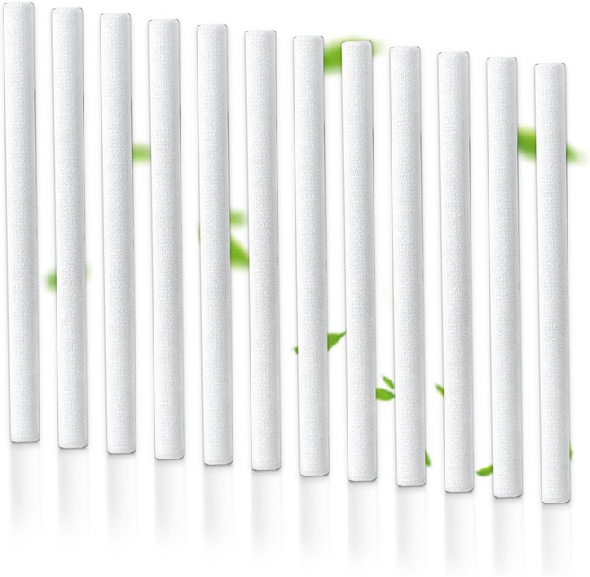 LINJIN 가습기 필터 8mm 소형 휴대용 가습기 필터 커팅 가능 길이, 20개, 8x165mm