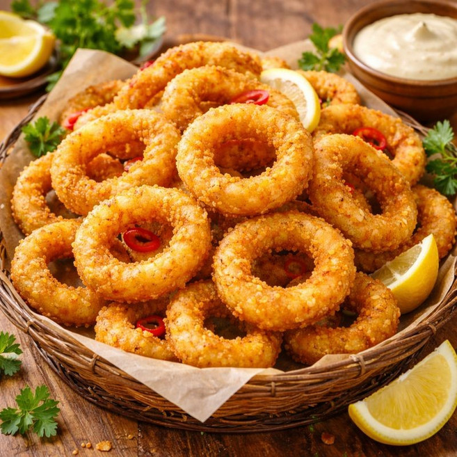 [재오픈 기념 국내 최저가격도전] 냉동 손질 통오징어/손질 통오징어 링채 오통통 너무 맛있어요! (260g 320g 400g), 1박스, 손질 오징어링채 총 400g (200g*2팩)