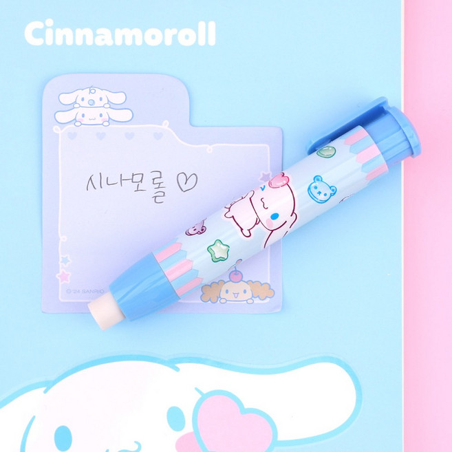 산리오 노크식 지우개 마이멜로디 샤프식 초등학교 지우개 x 3개