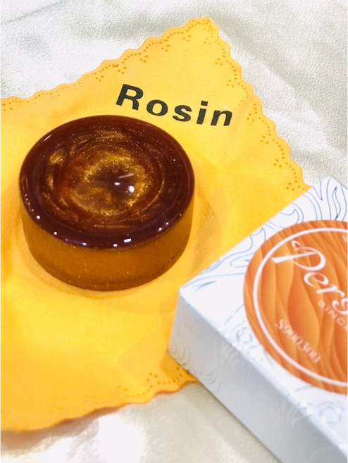 Perseus 微塵松香 適用於小提琴、中提琴、大提琴、二胡, 1個, S9003(升級款)銅粉松香