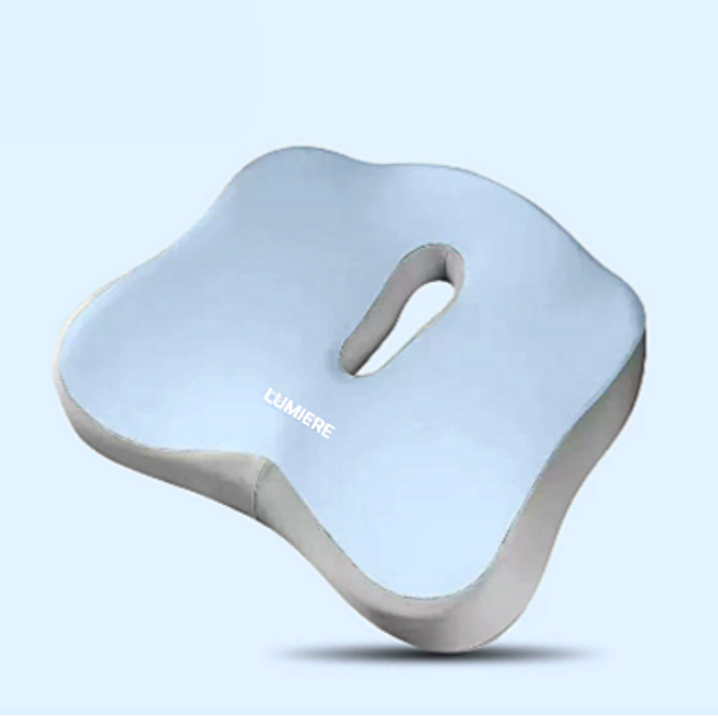루미에르 3D 바른자세 방석 메포밀폼 치질 통풍 사무실 의좌방석, 블루