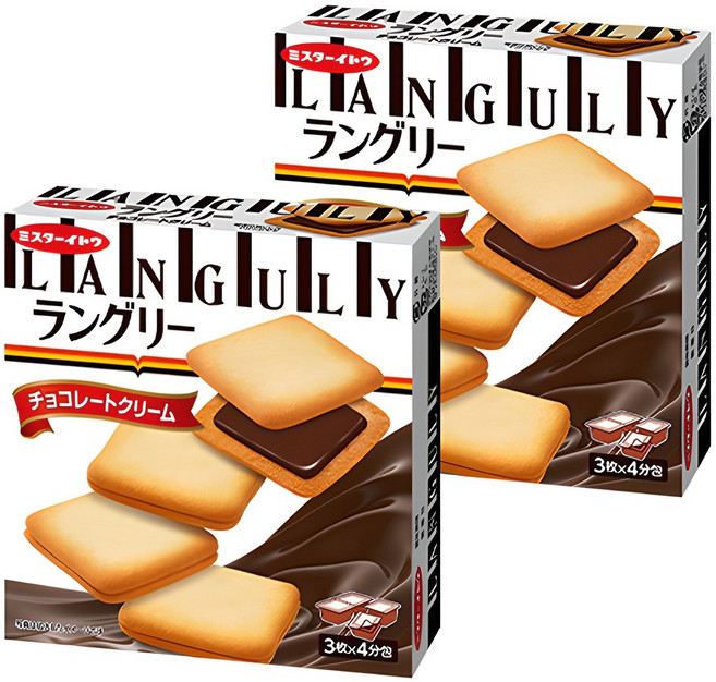 랑그리 초코 크림 샌드, 132g, 2개