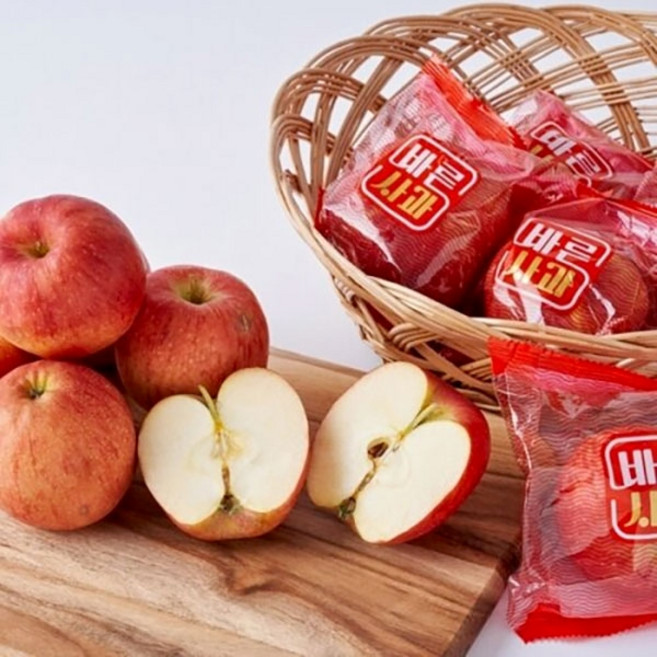 바른 가정용 세척 햇 부사 사과 소과 11-14과, 2.5kg, 1박스