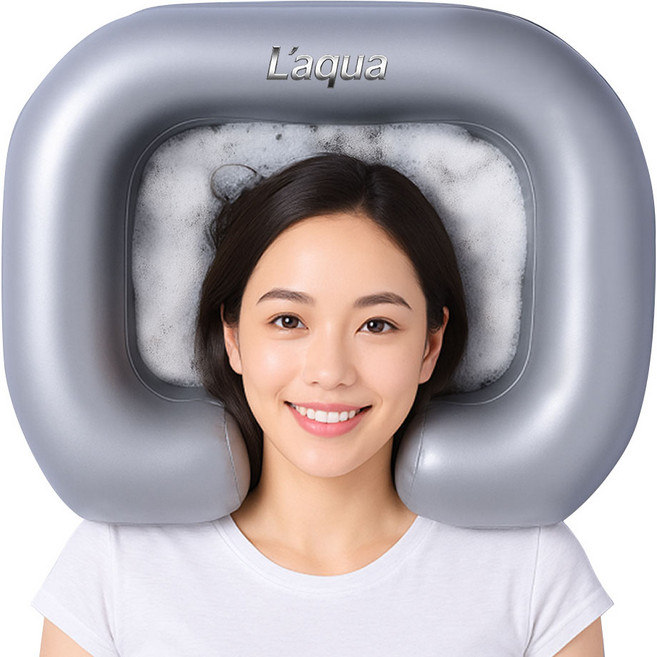 환자 머리 감기는 도구 성인 샴푸캡 샤워캡 세발기, 1세트, 그레이