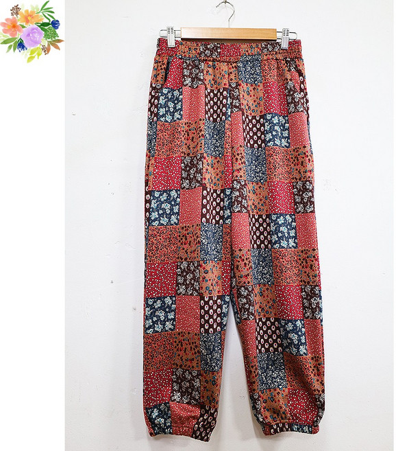 형제상회 할머니바지 겨울 털 고무줄 바지 몸빼 할머니옷 실내복 요양원 C0002W05