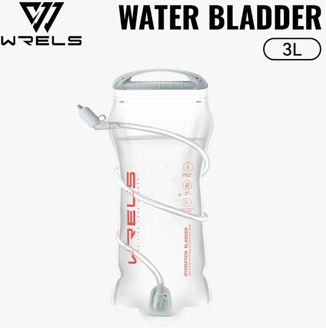 하이드레이션 블래더 하이킹 백팩용 1.5-2-3L 워터 BPA 프리 누수 방지 물 저장소 보관 가방 캠핑 사이클링 러닝용 파우치, 01 Red 3L