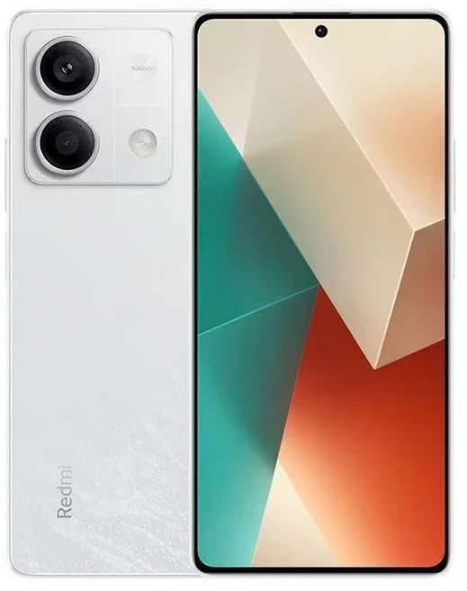 글로벌롬 오리지널 샤오미 레드미 노트 13 256GB 디멘시티 6080 울트라 140Hz LCD 디스플레이 64MP 트리플, 03 White, 03 8GB 128GB