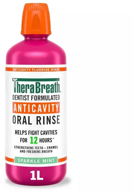 테라브레스 항균 불소 구강 청결제 스파클 민트 치과용 조제품 1리터, 1L