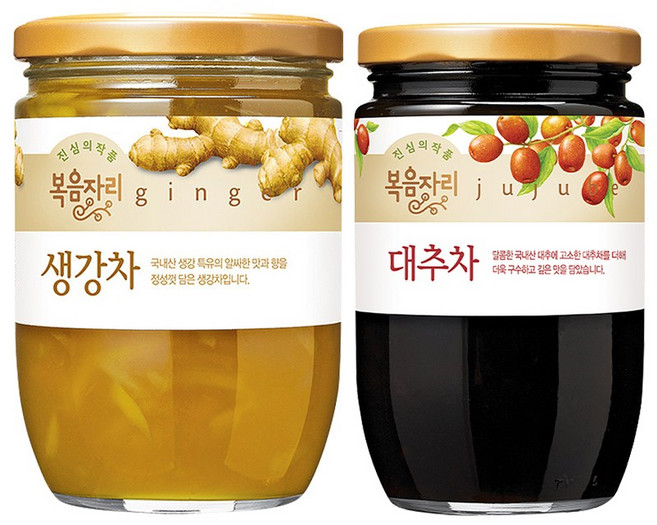 복음자리 생강차 600g *대추차 460g, 1개, 1개입