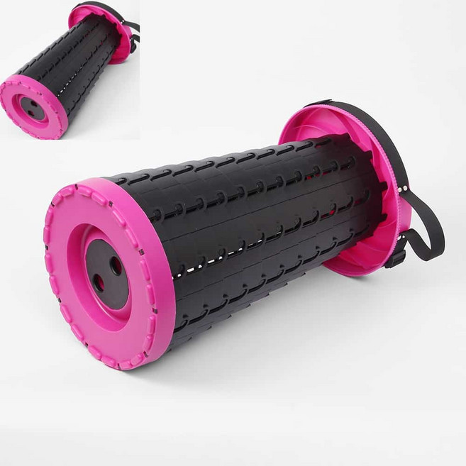 십땨 접이식 휴대용 의자 핫핑크 교회의자 간의의자 가벼운의자