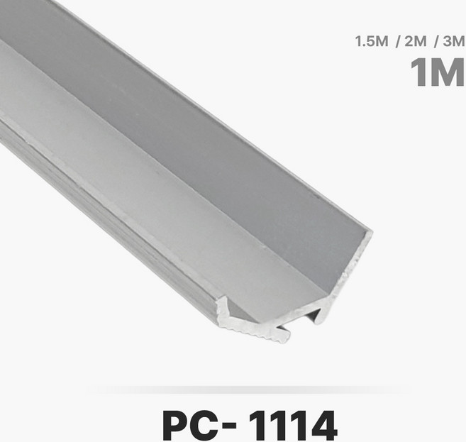 그린맥스 LED방열판 코너 PC-1114 *LED바 프로파일 알루미늄방열판, 1개, PC-1114x1M