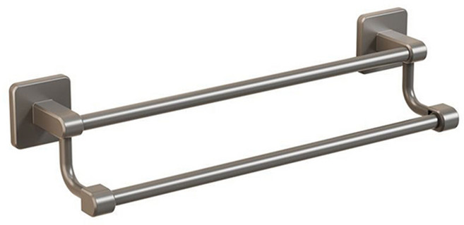 다이나토리 무타공 계단식 2단 욕실 수건걸이, 1개