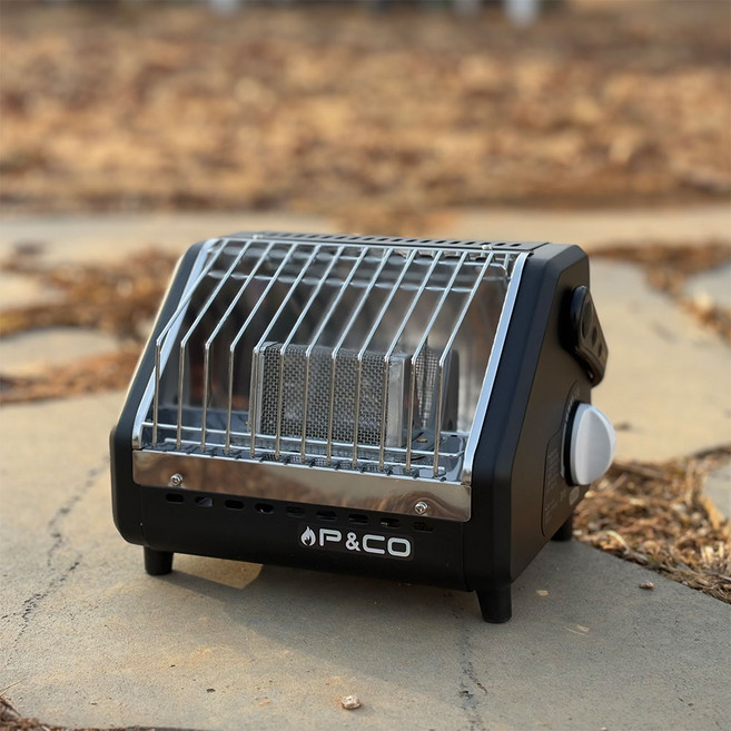 [국내생산 25년형] 피엔코 PH-2000 휴대용 부탄가스히터 낚시 캠핑 미니 난로 청소브러쉬+열차단판+전용가방 증정