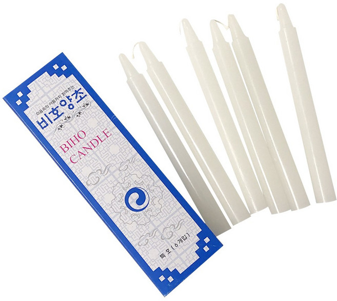 비호양초 특호(6개입) 양초 제사초 촛불 캔들 파라핀, 1개