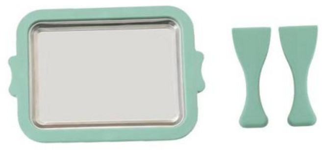 아이스크림 제조기 롤 메이커 다기능 요구르트 기계 2 스페이드 콜드 플레이트 소르베 젤라토 요거트용, 1개, 2) Green A