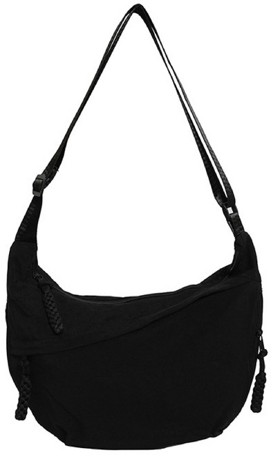 日系輕量牛角包, 黑色