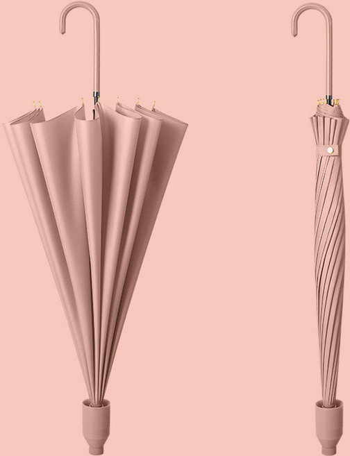 다루미 16K 물받이 일체형 컬러풀 파스텔 장우산