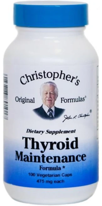 Christopher's Original Formulas Thyroid Maintenance Formula Capsule 100 Count, 100 Count (Pack of 1), 1개 - 쿠팡