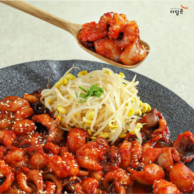 [다담은] 매콤탱글 쭈꾸미볶음 200g x 3팩, 3개