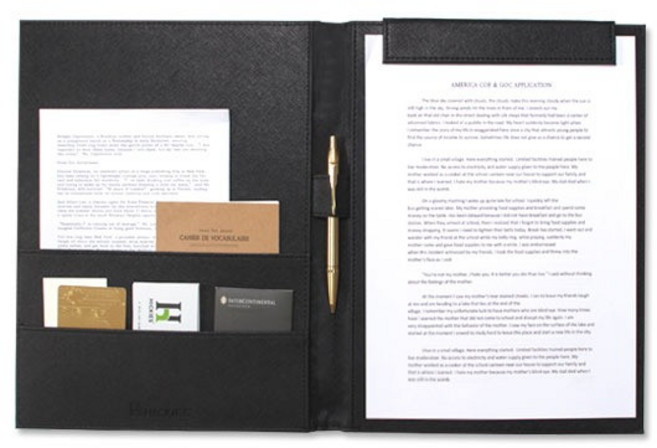 서류 결재판 A4 폴더 클립보드 사무용 결재함 어반 스타일 문서 홀더, 1개, 브라운