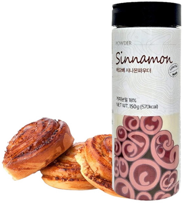 시나몬 파우더 계피 가루 설탕 혼합 분말 카푸치노 커피 베이킹 토핑 150g 업소용 홈카페 재료, 1