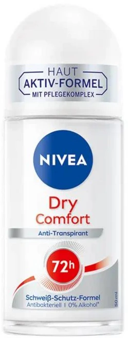 [독일직구] Nivea 니베아 드라이 컴포트 데오드란트 롤온 50ml DRY COMFORT DEO ROLL-ON, 1개 - 쿠팡