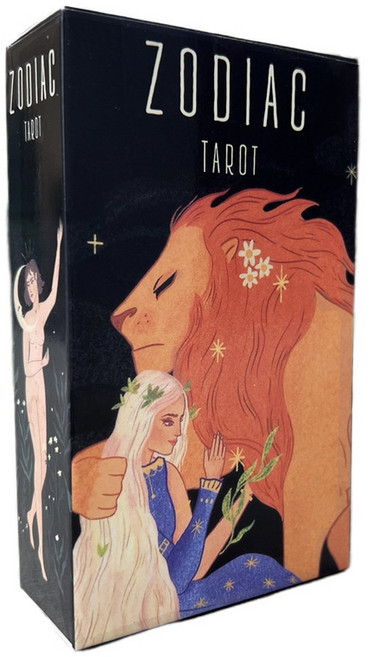 조디악 타로 카드 별자리 타로 카드 영문 설명서 포함, 1개, 1개