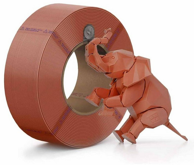 Bambu Lab PLA 기본 필라멘트 1.75mm 1kg 스풀 - PLA 3D 프린터 필라멘트 매끄러운 마감 낮은 뒤틀림 쉬운 인쇄 Bambu Lab 및 대부분의 FD, 브라운 (10800)