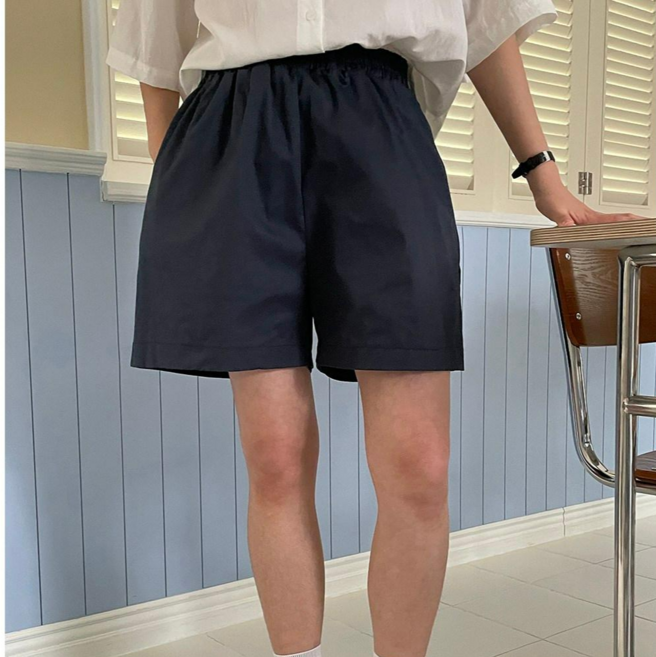 제이블롭 데일리 밴딩 코튼 하프팬츠