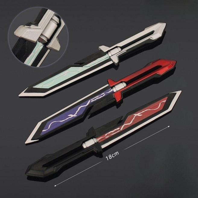 발로란트 근접무기 제노헌터 볼트 나이프 카람빗, 1개, 블랙