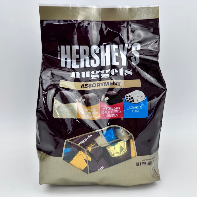 허쉬 너겟 초콜렛 어쏘트먼트 HERSHEY'S NUGGETS ASSORTMENT, 900g, 1개