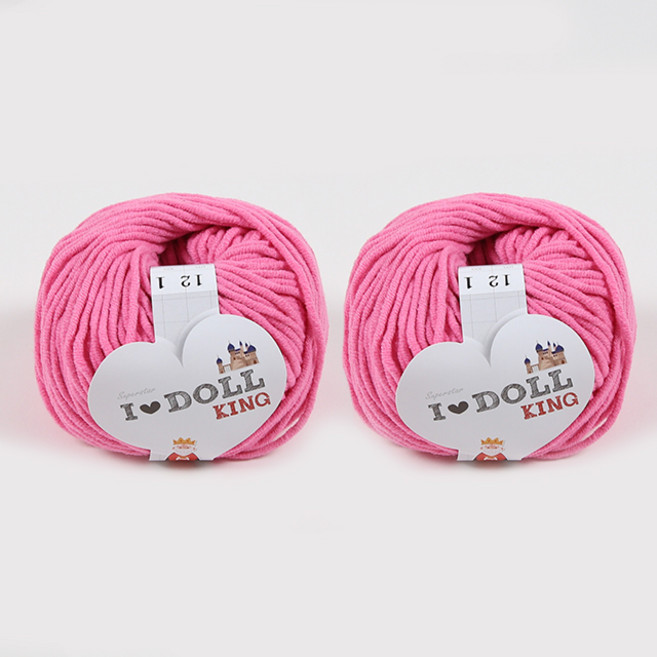 [앵콜스] IDOLL 아이돌킹(2볼세트) (10개+1개덤) 소품실 블랭킷 실 인형실, King12 풍선껌분홍