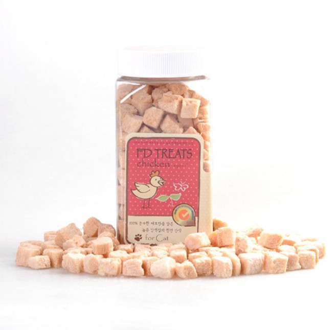 에프디트릿 동결건조간식 닭고기 250g (대용량), 상세설명 참조, 90g, 1개