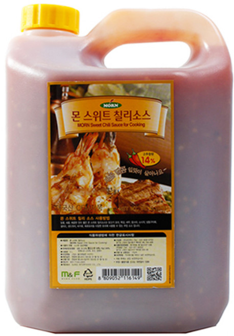 MORN 스위트 칠리소스, 5L, 1개