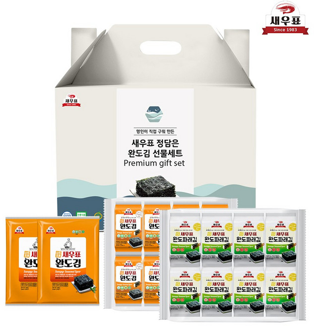 새우표 정담은 명인 완도김 선물세트, 1개