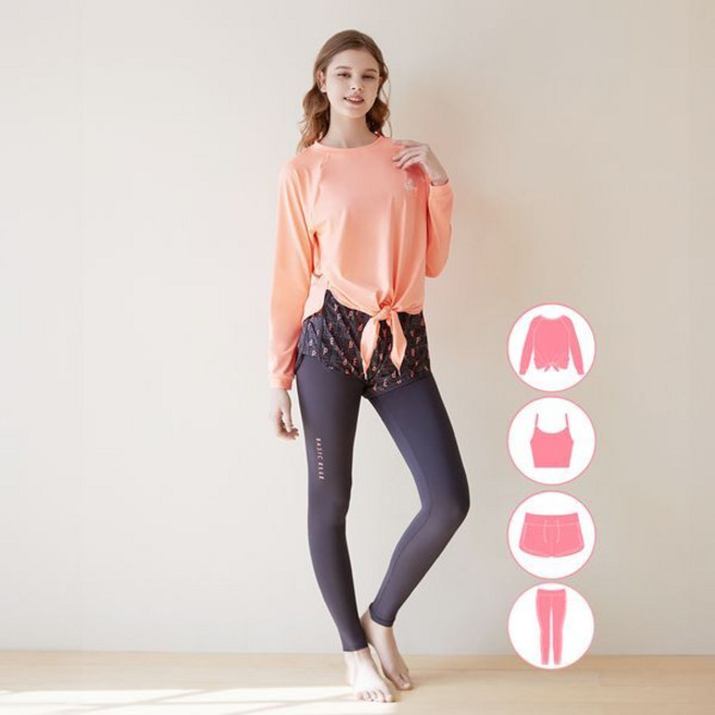 베이직엘르 여성인 나그랑 래쉬가드 워터레깅스 4종세트 BEL V213P_P326578634 2968624