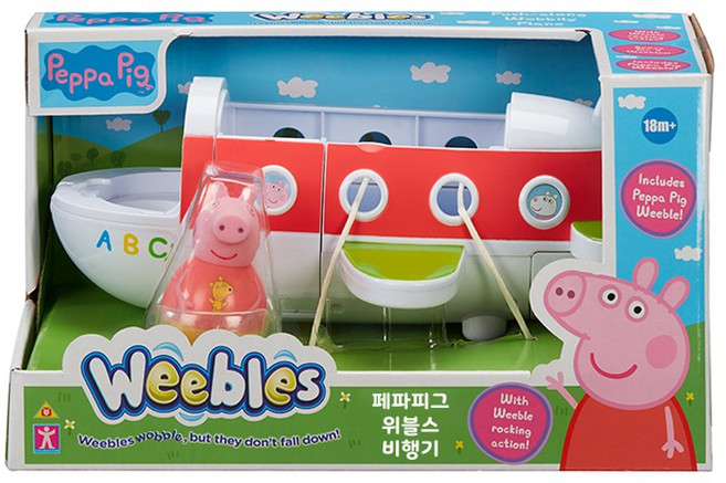 (무배)페파피그 위블 비행기, 1개