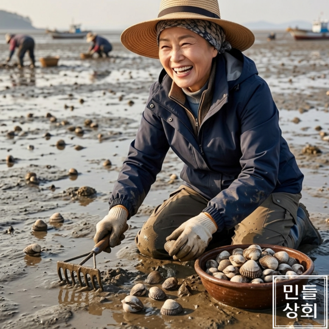 국내산 벌교꼬막 피꼬막 새꼬막 당일조업 산지직송 세척 선별 꼬막비빔밥, 1개, 중(1kg)