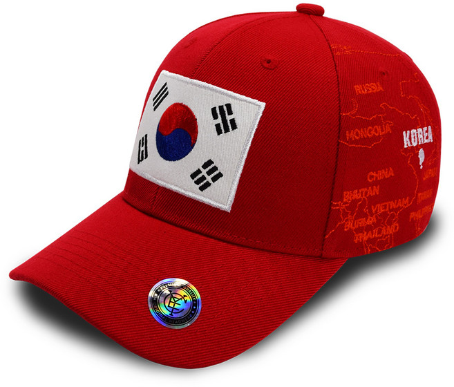 캡이요 CAPEYO 2184 코리아 태극기 패치 야구모자 한국모자 대한민국 KOREA 붉은악마 자수 볼캡 모자