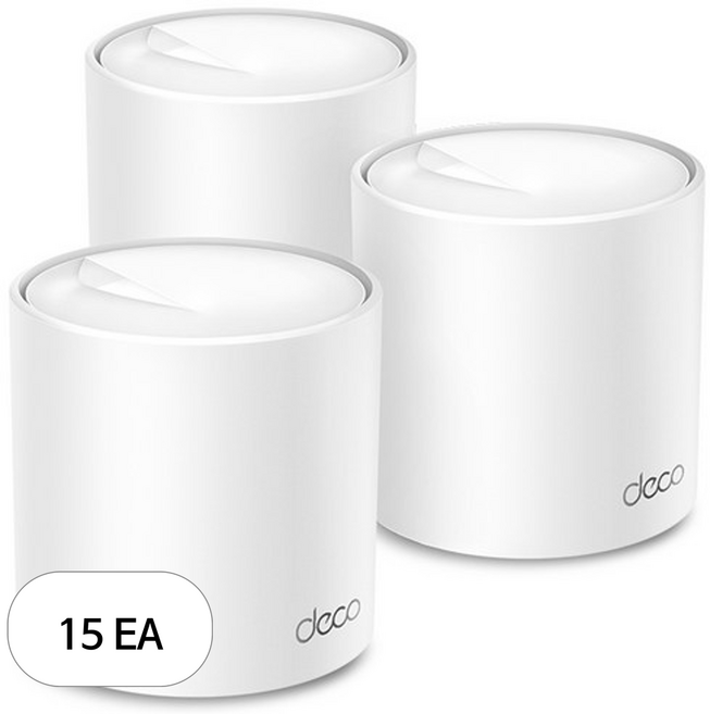 티피링크 AX3000 통합 홈 메시 WiFi 6 시스템 공유기, Deco X50, 15개