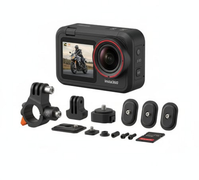 인스타360 Ace Pro 2 모터사이클 액션캠 세트, 블랙
