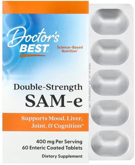 닥터스베스트 SAM-e 2배 강도 400mg 장용성 정제 60정, 1개 - 쿠팡