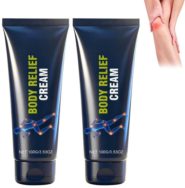 Denir Bonee 캡사이신 및 아르니카 함유 바디 릴리프 크림 빠른 흡수 순하고 천연 성분 손 다리 허리 관절 어깨용