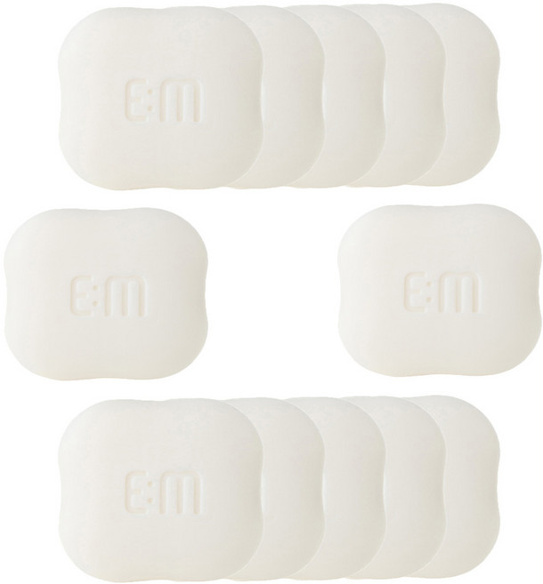 EM발효비누12개(100g) 세안 세수 약알칼리성 샤워 클렌징 민감성피부 바디워시, 100g, 12개입