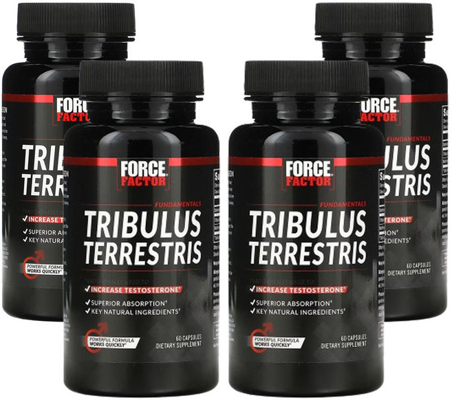 포스팩터 트라블러스 테러스트리스 테스토스론 부스터 60 캡슐, 4팩, 60정