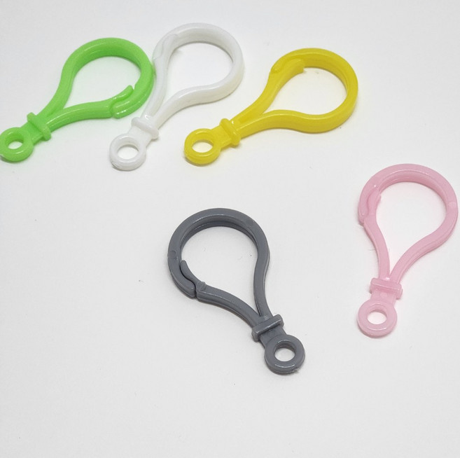 플라스틱 칼라 키링 개고리 열쇠고리 스트랩 재료