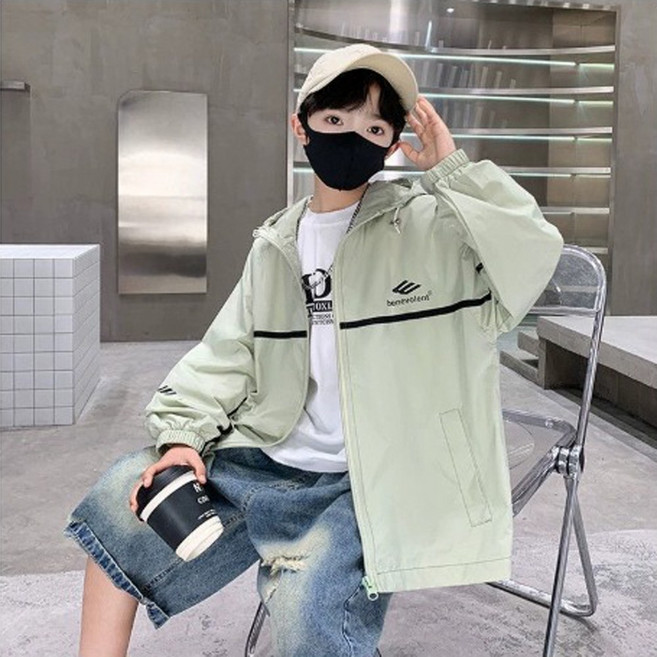 재한 초등학생 캐주얼 바람막이 점퍼 [2696]