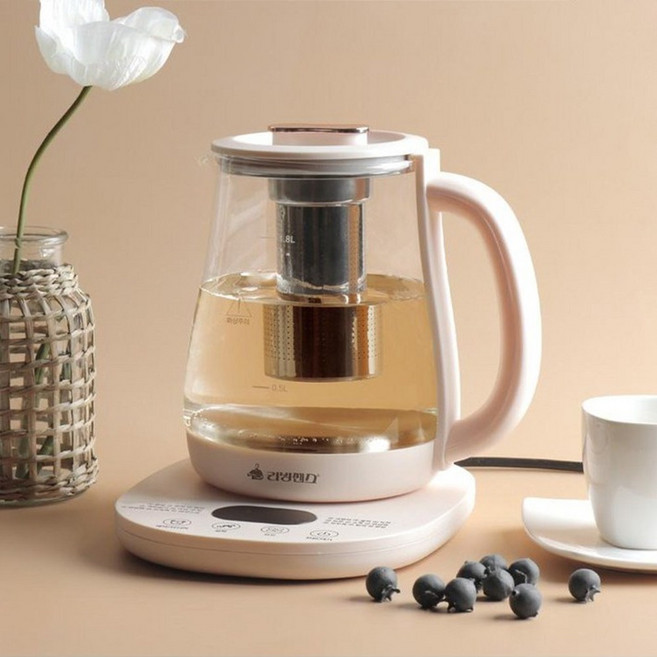 청림 프리미엄 티포트 CH-1011 보온포트 차포트 전기포트 커피포트 무선포트