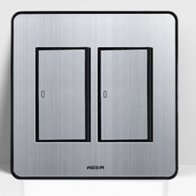 PAM 2개용 2구스위치 실버 2구스위치교체, 1개